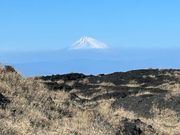 三原山から富士山を望む