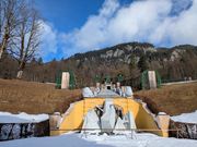 リンダーホーフ城のお庭