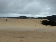 この急斜面を滑ります！