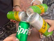 サービスのドリンク（アユタヤ遺跡）