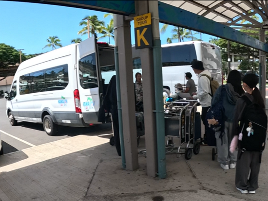 乗車場所もわかりやすい