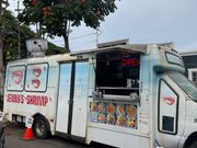 ハレイワで食べたシュリンプのフードトラック