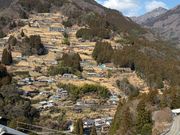 奥祖谷  落合集落  展望台より