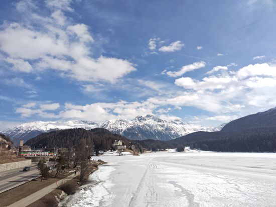 サンモリッツの展望台から