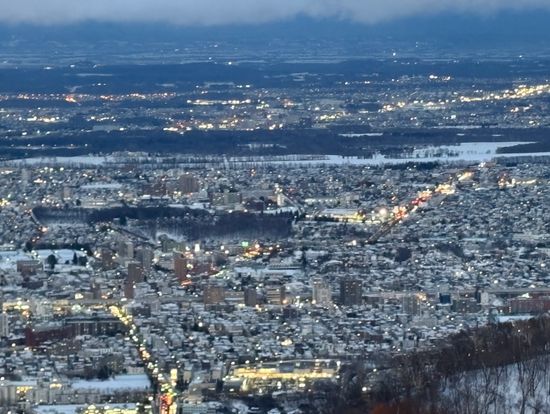 藻岩山からの夜景