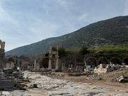 エフェス遺跡のシルクロード跡