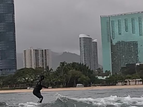 娘は1回目で乗れる