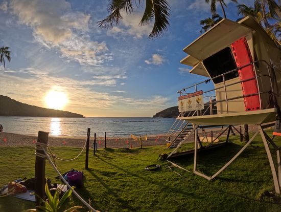 朝日が綺麗でした