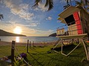 朝日が綺麗でした