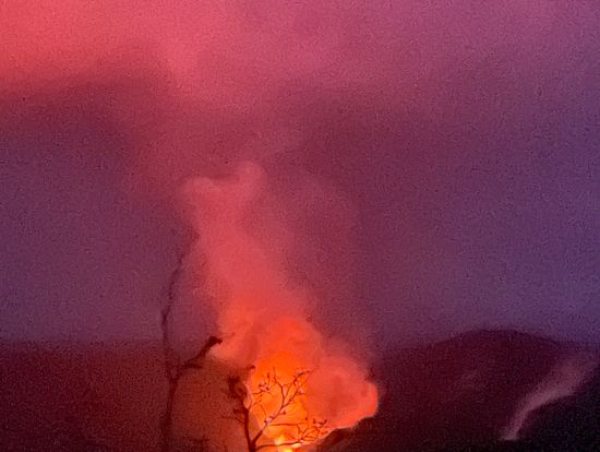 キラウエア火山の噴火