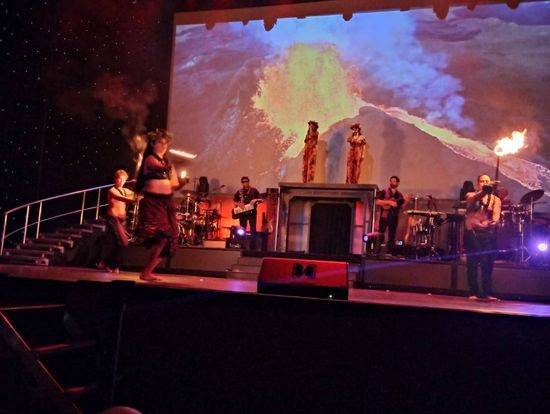 ショーは撮影オーケー