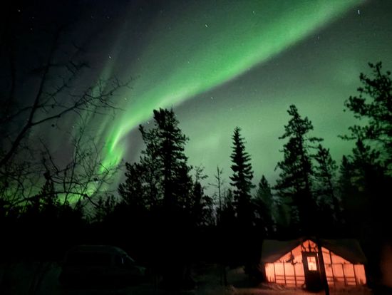 １日目のオーロラ