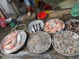 市場で買い出し