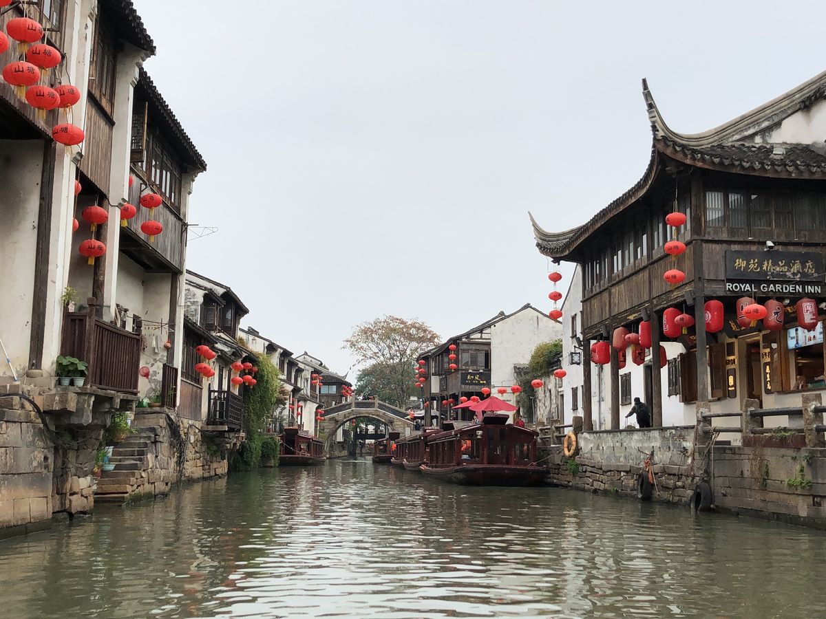 世界遺産の名園＆運河の街！美しき水の都 蘇州1日観光ツアー＜日本語