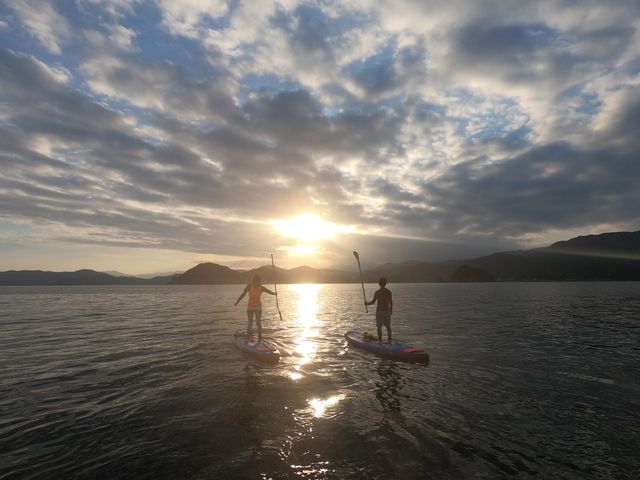 Sunset SUP Tour in Kumano Nada Experience a Private Beach Getaway