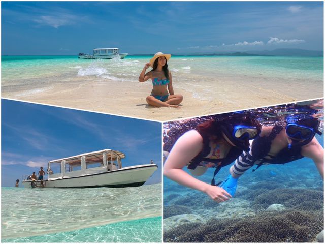 Hamajima (Phantom Island) + Snorkeling (Blue Cave / Taketomi Island / Glass-Bottom Boat)