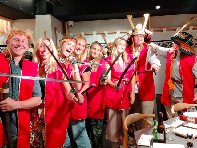Luxury Samurai Sushi Dining Show in Asakusa Tokyo