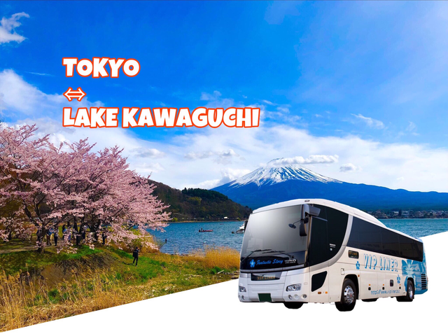 [One-Way] Tokyo ⇔ Kawaguchiko Express Direct Bus Ticket