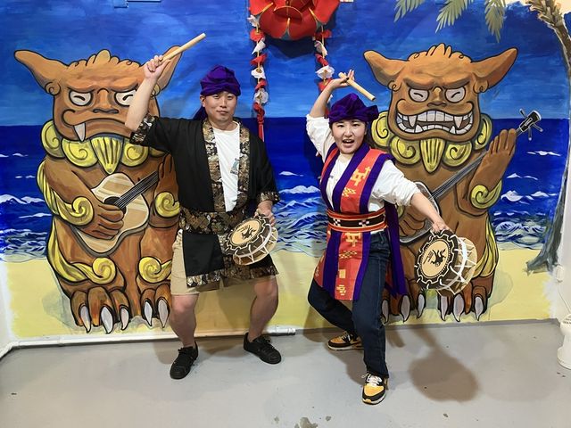 Okinawan Eisa Dance Experience! (Includes Handmade Drum Souvenir)